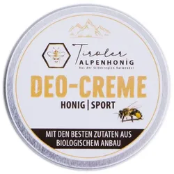 Deocreme Honig Sport von Tiroler Alpenhonig Creme 50 ml Unisex