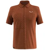 Salewa Puez Dry ́ton Kurzarmhemd Bombay Brown S