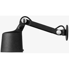 Vipp 523 Wandleuchte small Schwarz - Schlafzimmer