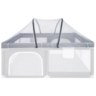 Onvaya ONVAYA® Insektenschutznetz Moskitonetz für Laufgitter Laufstall Stubenwagen 160x120 cm | Einfache Klemmmontage | Platzsparend faltbar | Kompatibel mit verschiedenen Laufgittern
