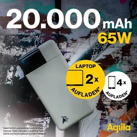 aqiila Powerbird B20+ Powerbank 20000 mAh grün