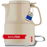 Helios Thermoboy Kunststoff-Isolierkanne mit Klappdeckel 0,3 l beige spülmaschinenfest