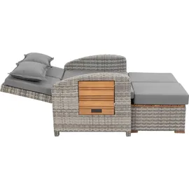 Greemotion Bahia Tobago Rattan-Lounge grau