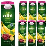 albi® Fruchtnektar Banane, Kirsche 6x 1,0 l