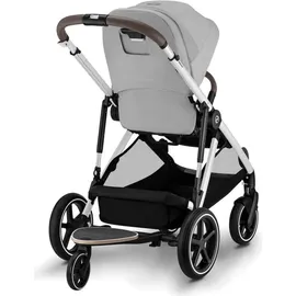 cybex retail gmbh Cybex Gazelle S Kinderwagen inkl. Cot S Babywanne / Kombikinderwagen, Farbe:Stone Grey / Silver