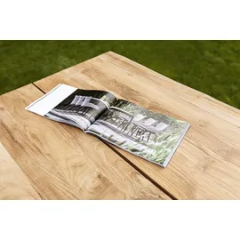 Niehoff Solid Gartentisch 240 x 95 x 76 cm Ivory/Holzfarben