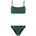 Triangel-Bikini Blau/Grün 44 XXL