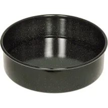 RIESS Tortenform Ø20cm mit Hebeboden, schwarz, Emaille