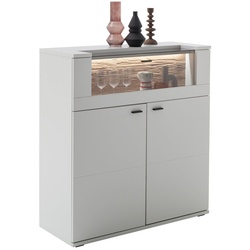 Lissabon Highboard weiß