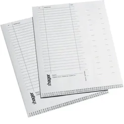 Hager VZ717, Transparent, Ordner, Rechteck, Kunststoff, 10 Stück(e)