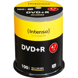 Intenso 100 x DVD+R - 4.7 GB 16x - Spindel