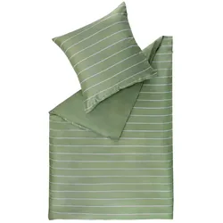 SCHÖNER WOHNEN-Kollektion Bettwäsche Horizon 155 x 220 cm Satin Grün