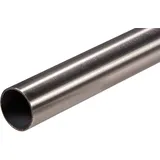 Gedotec Kleiderstange Edelstahl Schrankstange 2000 mm | Stange rund für Möbel & Kleider-Schränke | Schrankrohr Edelstahl matt gebürstet | Möbelrohr Ø 25 mm | 1 Stück - Garderoben-Stange Wand-Montage