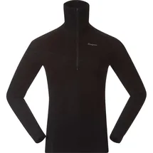 Bergans Inner:Dual Merino Half Zip schwarz M