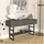 [en.casa] Lappeenranta Konsolentisch 139x43x76cm Anthrazit/Schwarz