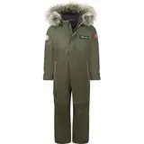 TROLLKIDS Kids Kirkenes Snowsuit, Größe 110 in Grün dusky olive