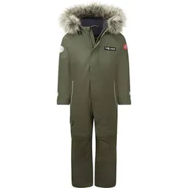 TROLLKIDS Kids Kirkenes Snowsuit, Größe 110 in Grün dusky olive