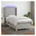 vidaXL Boxspringbett 100 x 200 cm Hellgrau