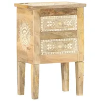 VidaXL Nachttisch Handbemalt 40×30×60 cm Mango Massivholz