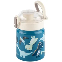 sigikid Kinder Edelstahl Trinkflasche Dino | Accessoires Kinder für Kinder | Blau