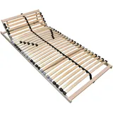Coemo 2 x Lattenrost ERGO 80x200 cm 7-Zonen Kopfteil verstellbar zur Selbstmontage