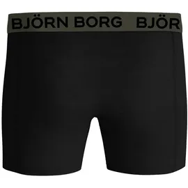 Björn Borg Boxershorts 5er Pack Schwarz/Rot/Grün XXL