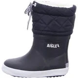 Aigle Unisex Kid's Giboulee 2 Rain Boot, Marine Blanc, 6 UK Child - 23 EU
