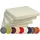 sunnypillow Sitzauflage 40 x 40 x 5 cm cremefarben 4-tlg.