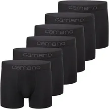 CAMANO Boxershorts comfort schwarz XL 6er Pack