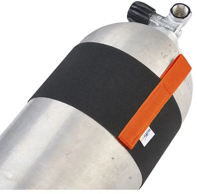 Divemarine Tauchflaschenband S80 25 Mm - Black / Orange - One Size
