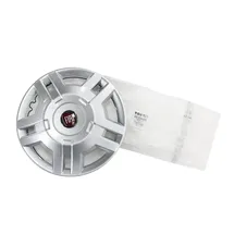 Fiat Original FIAT Wheel Trim, 15 Inch Rim, Red Emblem FIAT Ducato Type 250 to 2014, OE 1358879080