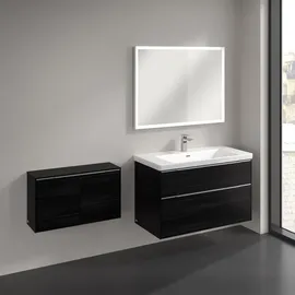 Villeroy & Boch Waschbeckenunterschrank 2 Türen 72,8 x 42,3 x 25,6 cm Black Oak