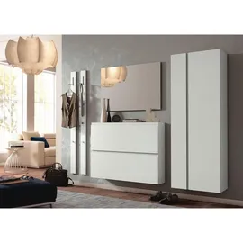 MODERANO Hängeschuhschrank 110 x 82 x 22 cm weiß matt / weiß