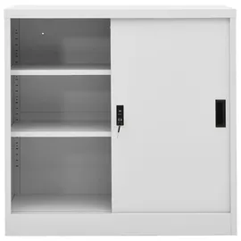 vidaXL Aktenschrank 90x40x90 cm grau
