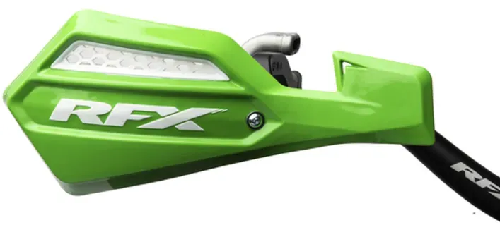 RFX Serie 1 Handbeschermers (groen/wit) met montagekit