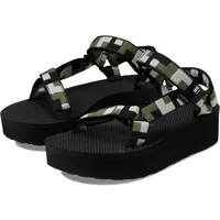 Teva Damen W Flatform Universal Sandale, Retro Shapes Black, 41 EU - 41 EU