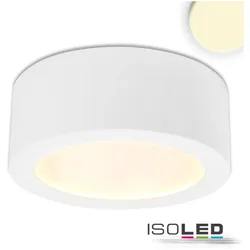 LED Aufbauleuchte LUNA 18W, weiß, rund, DN173, indirektes Licht, warmweiß, dimmbar
