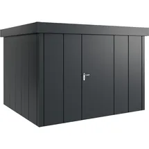 hörmann stauraumsysteme Hörmann Metall-Gerätehaus Juno mit Flachdach, Jfd13 - Design, 310 x 262 cm B x T),anthrazit,