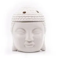 Candle BROTHERS Duftlampe Buddha Weiß