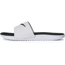 Nike Kawa Badelatschen Kinder, white/black 31