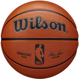 Wilson NBA Authentic Series Basketball – Outdoor, Größe 12,7-69,8 cm, WTB7300ID05, braun, Size 5-27.5"