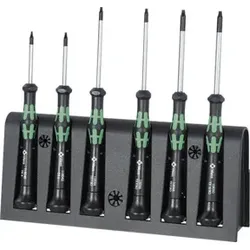 Wera Elektronik-Schraubendreher-Satz, für Torx, Kraftform Micro, 6-teilig