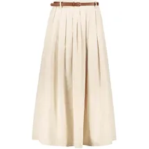 Cartoon A-Linien-Rock Damen Beige 40