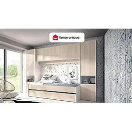 vente-unique Kinderbett SELENA 90 x 190 cm Eiche hellbraun