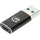 Manhattan USB-A auf USB-C Adapter Schwarz