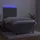 vidaXL Boxspringbett mit Matratze & LED Hellgrau 100x200 cm Samt