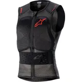 Alpinestars Nucleon Flex Pro, Protektorenweste Level-2 - Grau/Rot/Schwarz - L