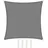 Rechteck HDPE 300 x 300 cm Grau