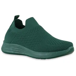 Damen Slip Ons in Grün
