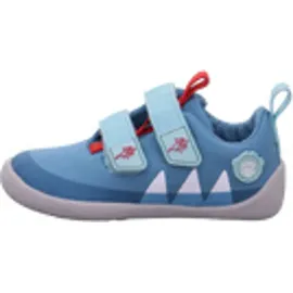 Affenzahn Barfußschuh Lucky Hai Hellblau / Rot 24